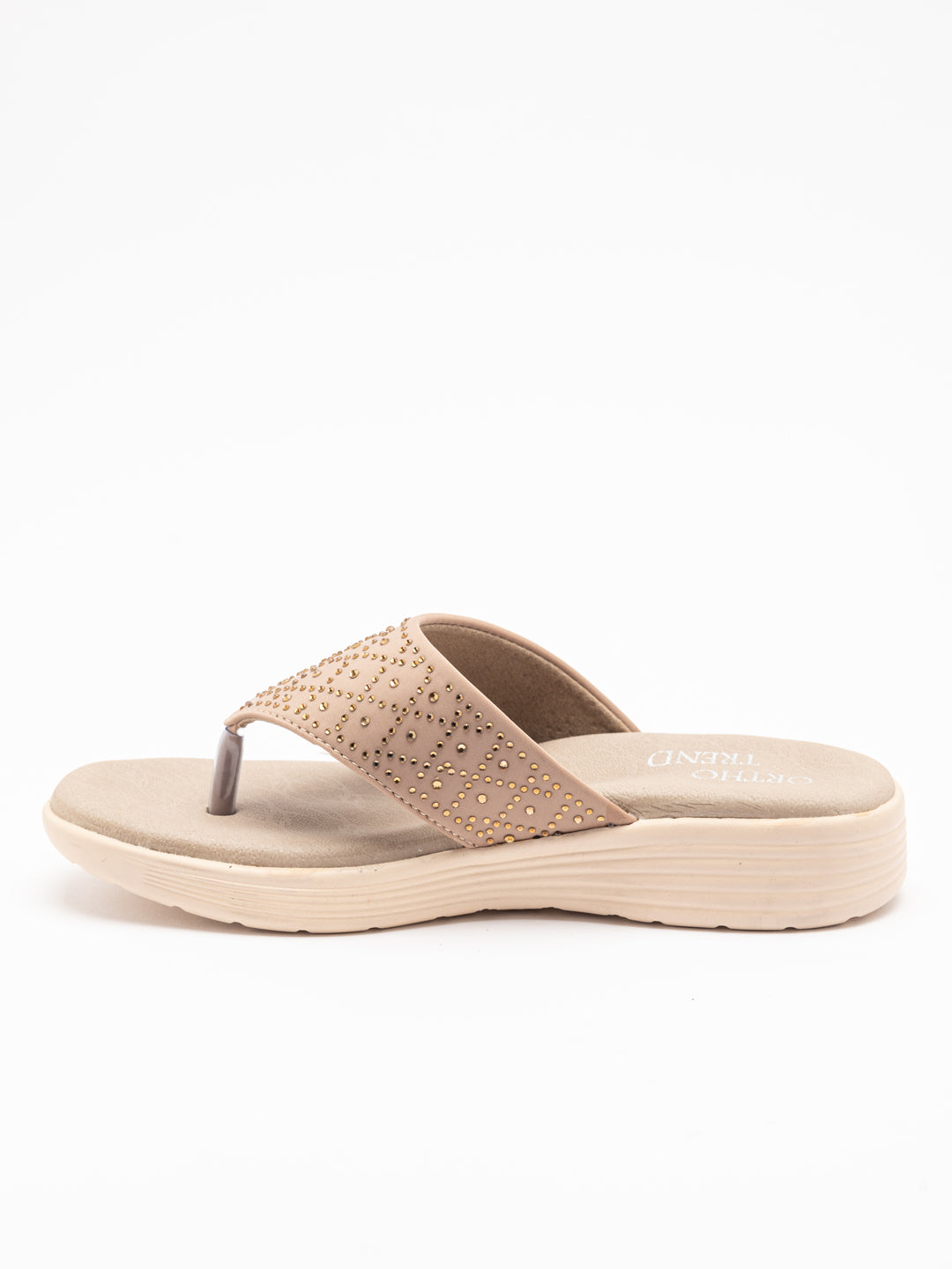 ORTHO TREND Women's Flats Ortho comfort-Light weight Flats Comfortable & Daily use-BEIGE