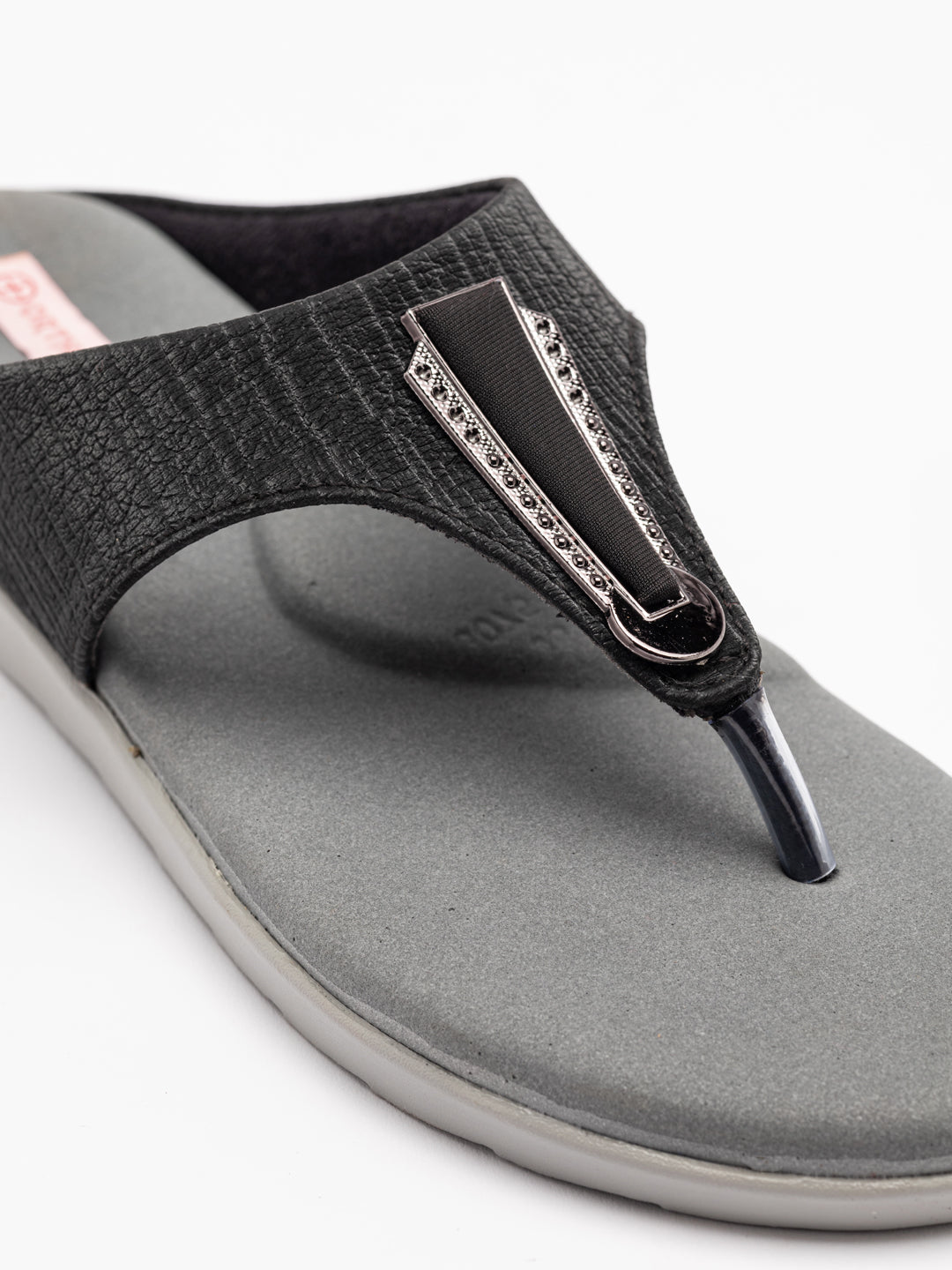 ORTHO TREND Women's Flats Ortho comfort-Light weight Flats Comfortable & Daily use-BLACK