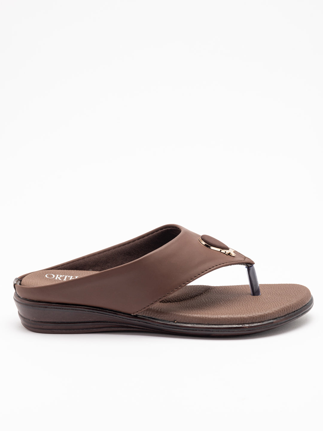ORTHO TREND Women's Flats Ortho comfort-Light weight Flats Comfortable & Daily use-BROWN