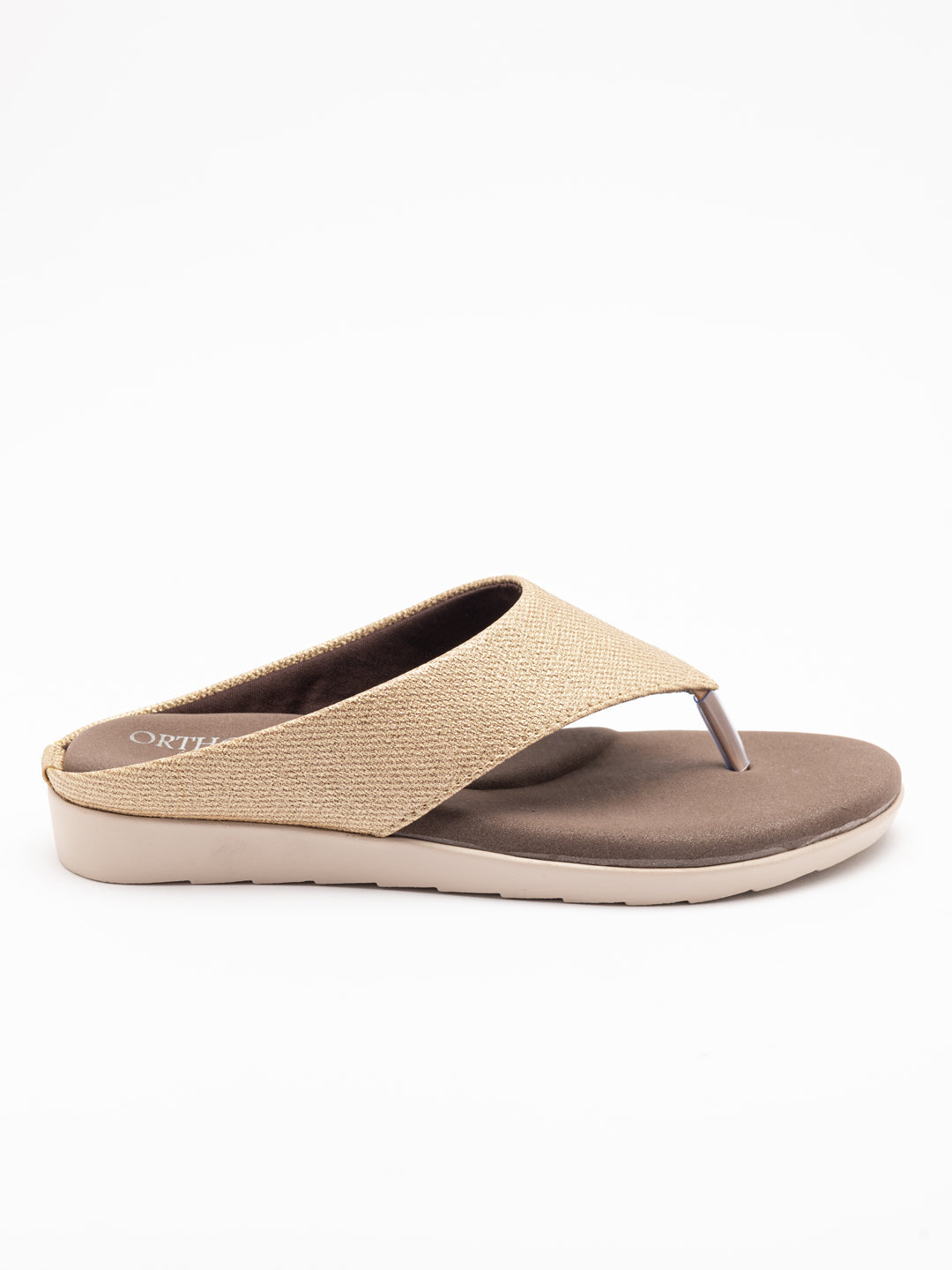 ORTHO TREND Women's Flats Ortho comfort-Light weight Flats Good for Knee & Daily use-BEIGE