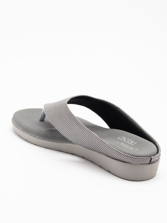 ORTHO TREND Women's Flats Ortho comfort-Light weight Flats Comfortable & Daily use-Grey