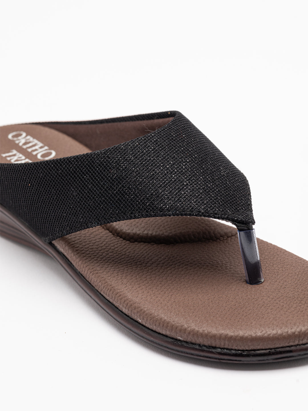 ORTHO TREND Women's Flats Ortho comfort-Light weight Flats Comfortable & Daily use-Black