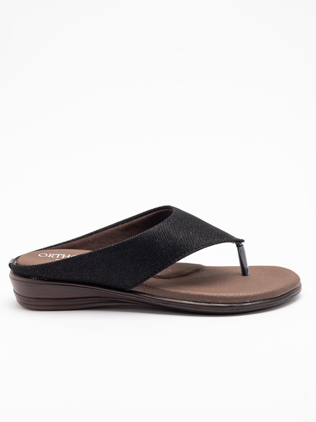ORTHO TREND Women's Flats Ortho comfort-Light weight Flats Comfortable & Daily use-Black