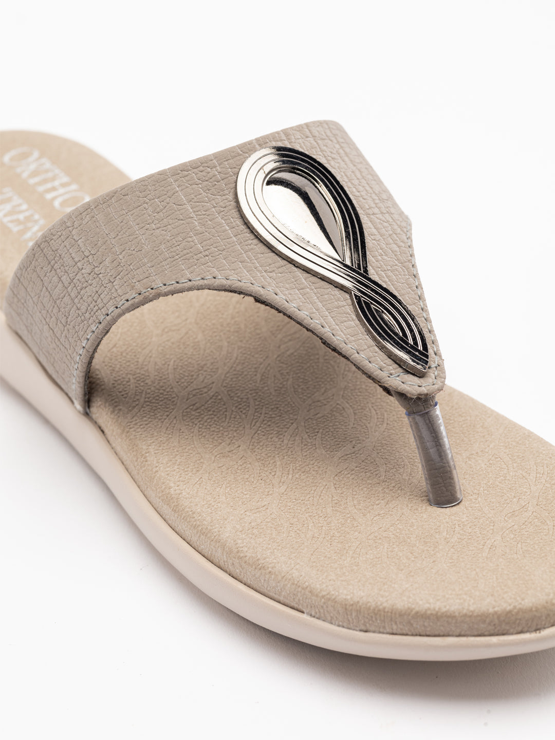 ORTHO TREND Women's Flats Ortho comfort-Light weight Flats Comfortable & Good for Knee-BEIGE