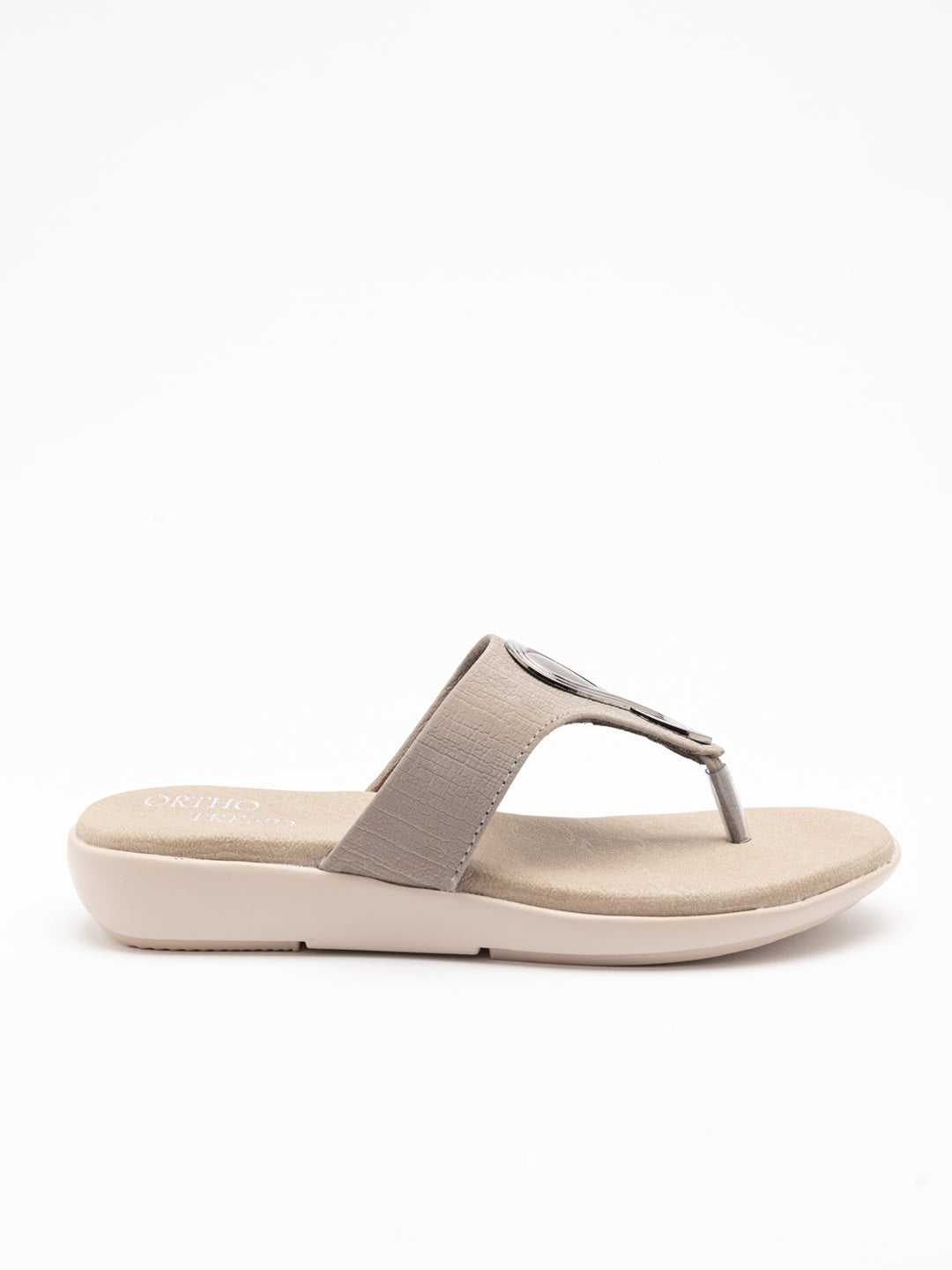 ORTHO TREND Women's Flats Ortho comfort-Light weight Flats Comfortable & Good for Knee-BEIGE