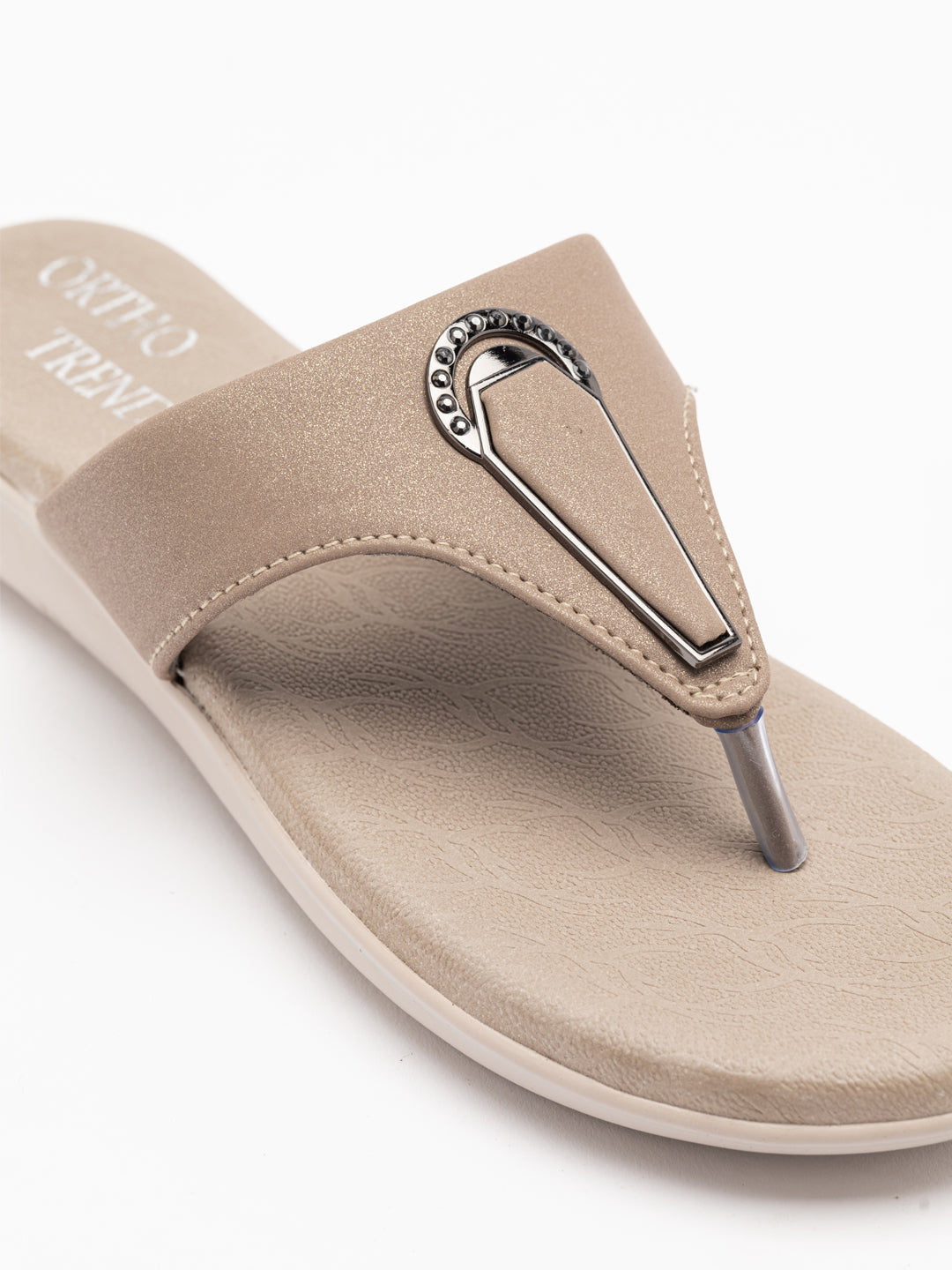 ORTHO TREND Women's Flats Ortho comfort-Light weight Flats Comfortable & Daily use-BEIGE