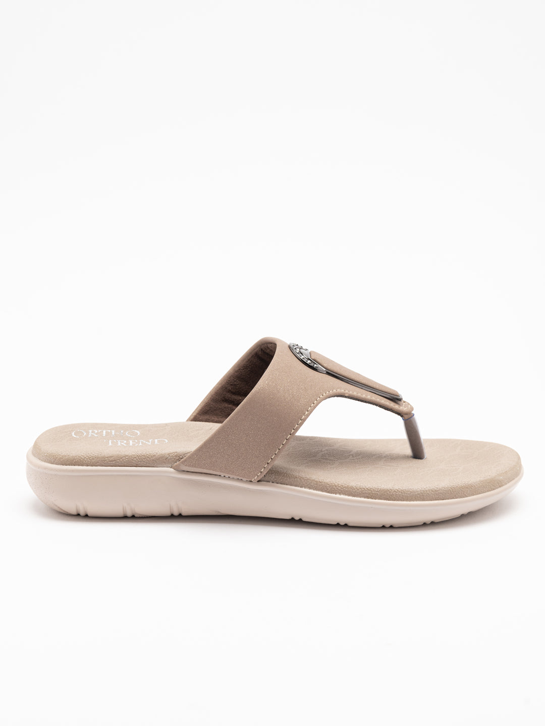 ORTHO TREND Women's Flats Ortho comfort-Light weight Flats Comfortable & Daily use-BEIGE