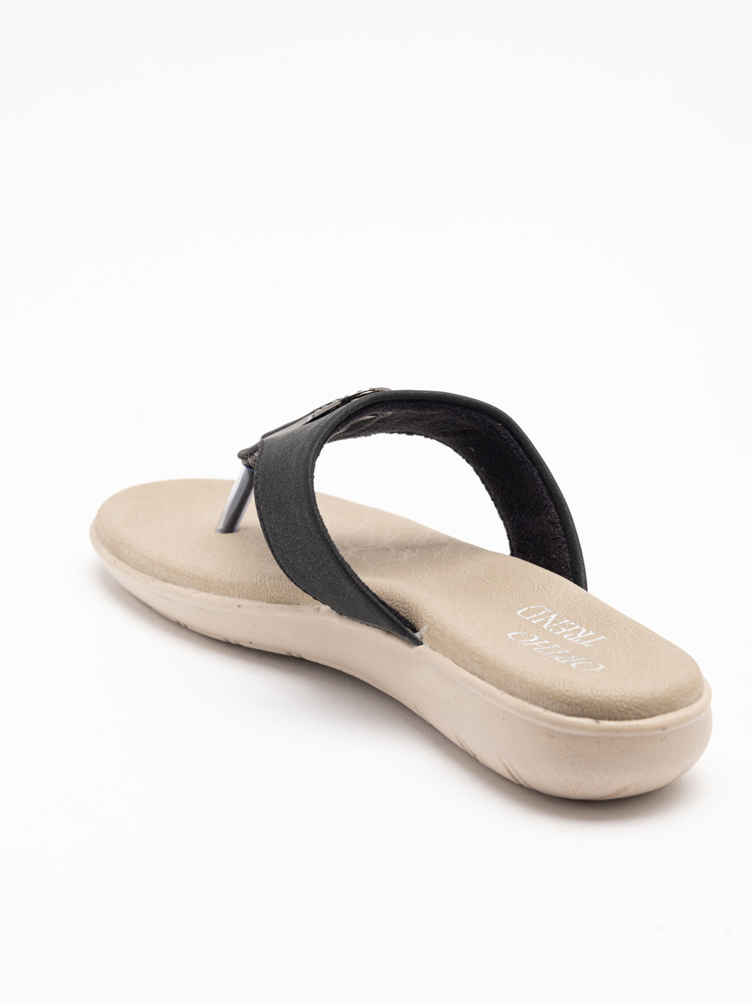 ORTHO TREND Women's Flats Ortho comfort-Light weight Flats Comfortable & Daily use-BLACK