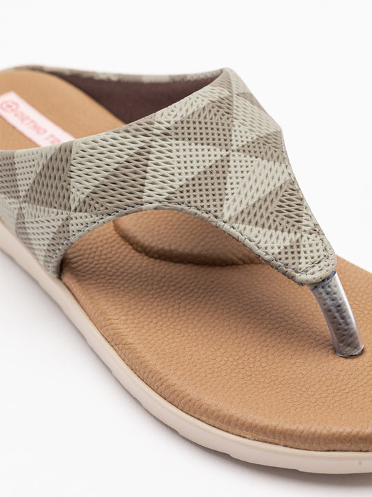 ORTHO TREND Women's Flats Ortho comfort-Light weight Flats Comfortable & Daily use-Grey