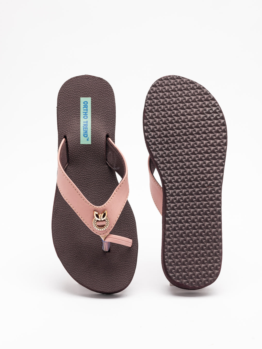 ORTHO TREND Women's Flats Ortho comfort-Light weight Flats Comfortable & Daily use-PINK