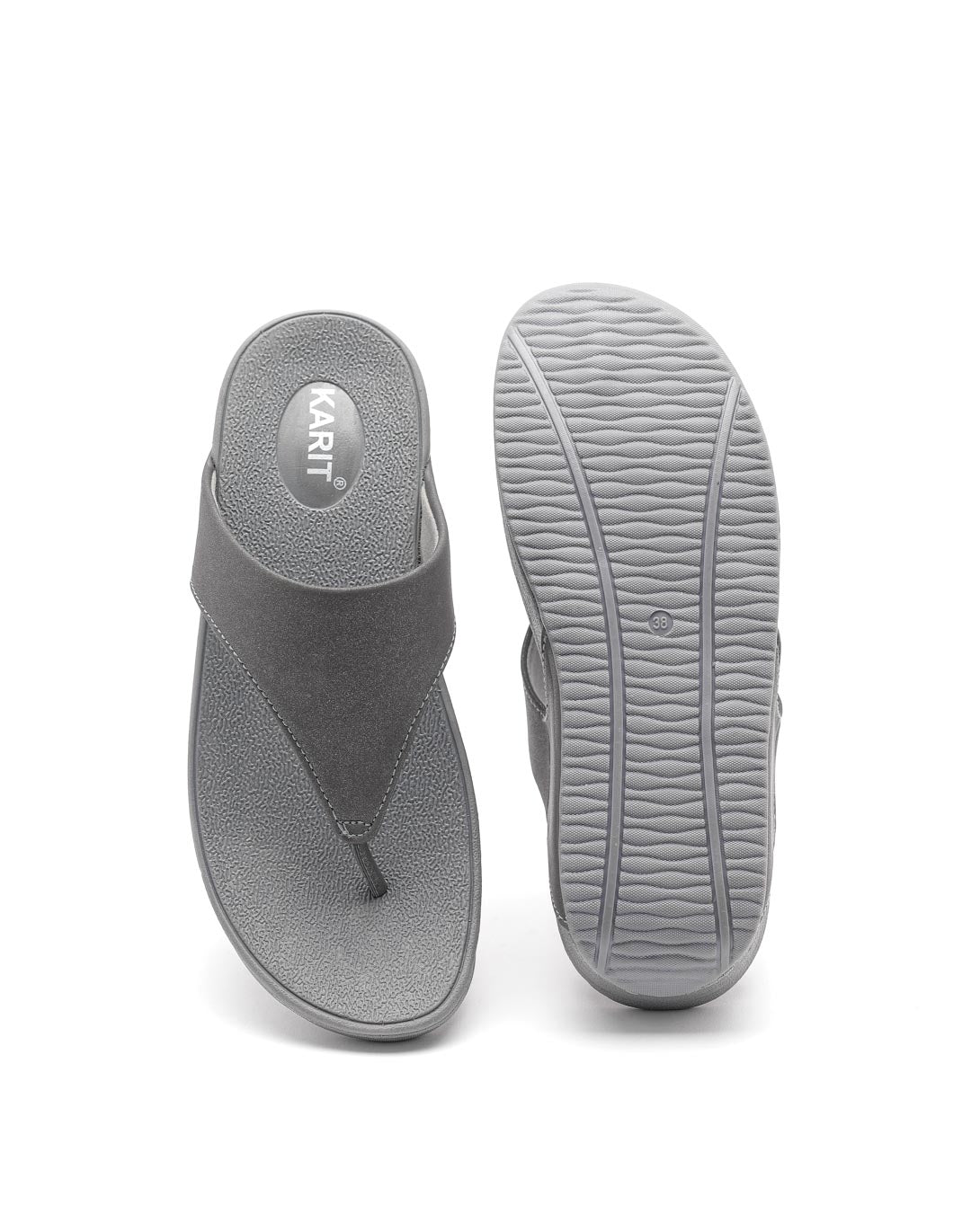 Ortho Trend Platform Soft Footbed Open-Toe – Pink and Gray