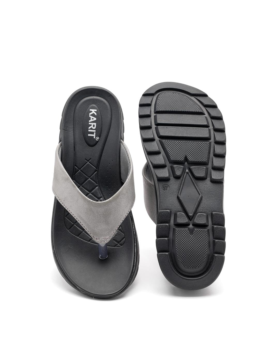 Ortho Trend Soft Footbed Open-Toe Daily use slipper Slipper – Pink and Gray