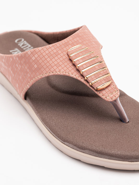 ORTHO TREND Women's Flats Ortho comfort-Light weight Flats Comfortable & Daily use-PINK