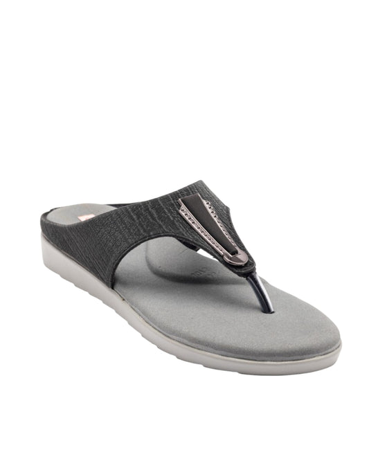 ORTHO TREND Women's Flats Ortho comfort-Light weight Flats Comfortable & Daily use-BLACK
