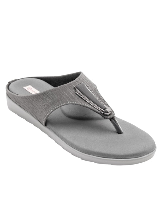 ORTHO TREND Women's Flats Ortho comfort-Light weight Flats Comfortable & Daily use-Grey
