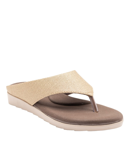 ORTHO TREND Women's Flats Ortho comfort-Light weight Flats Good for Knee & Daily use-BEIGE