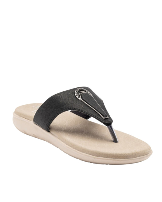 ORTHO TREND Women's Flats Ortho comfort-Light weight Flats Comfortable & Daily use-BLACK