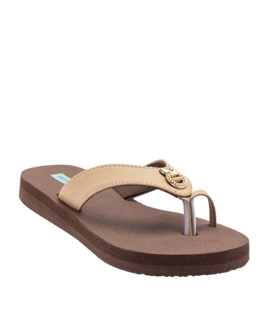 ORTHO TREND Women's Flats Ortho comfort-Light weight Flats Comfortable & Daily use-BEIGE