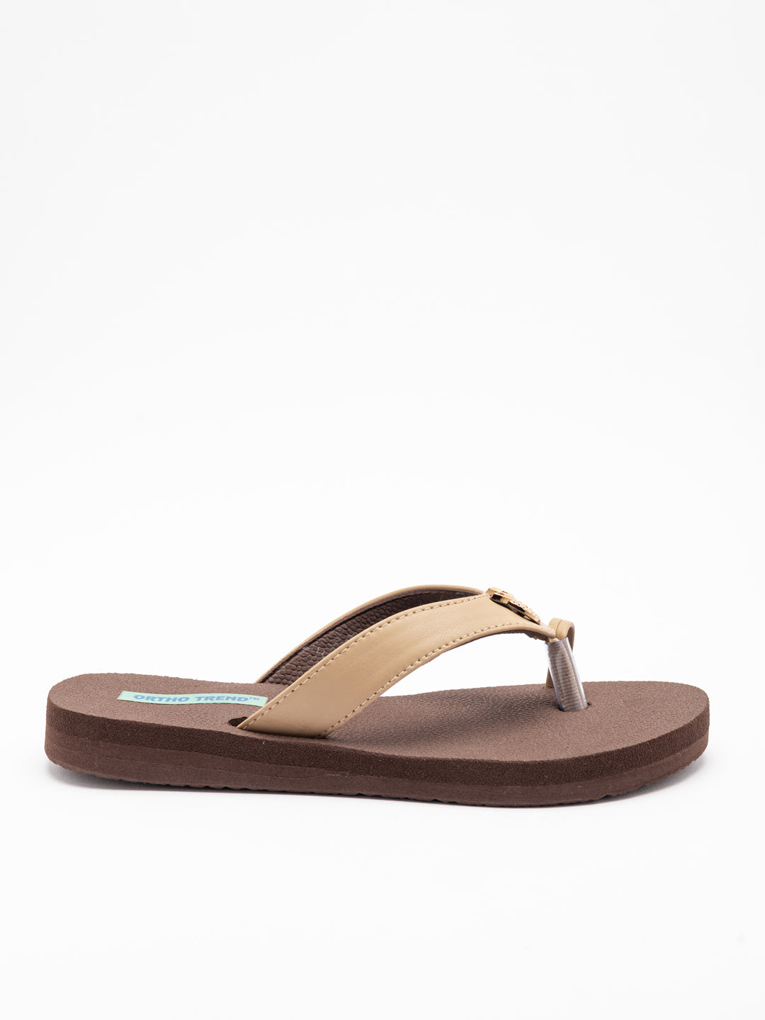 ORTHO TREND Women's Flats Ortho comfort-Light weight Flats Comfortable & Daily use-BEIGE