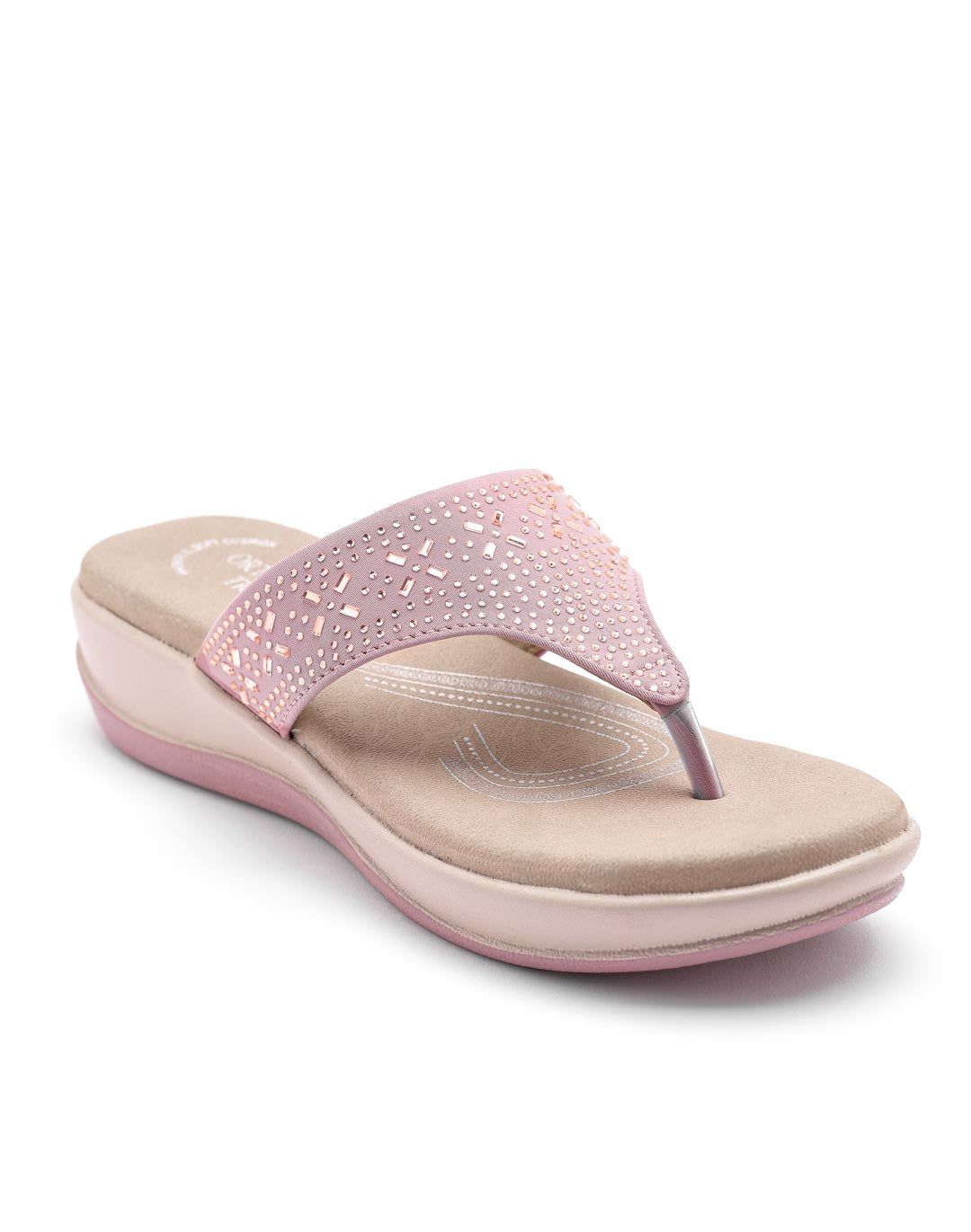 Ortho Trend Soft Open-Toe Slipper – Black and Pink