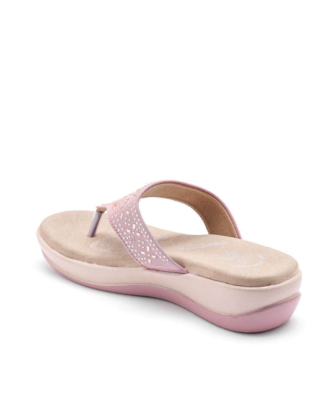 Ortho Trend Soft Open-Toe Slipper – Black and Pink