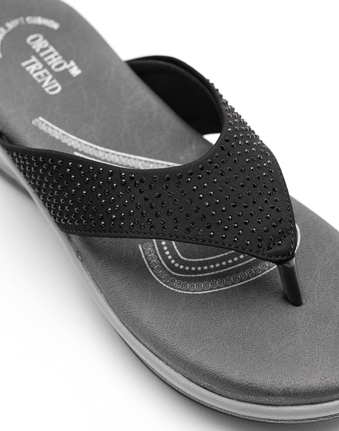 Ortho Trend Soft Open-Toe Comfortable & Daily use Slipper – Pink and Black