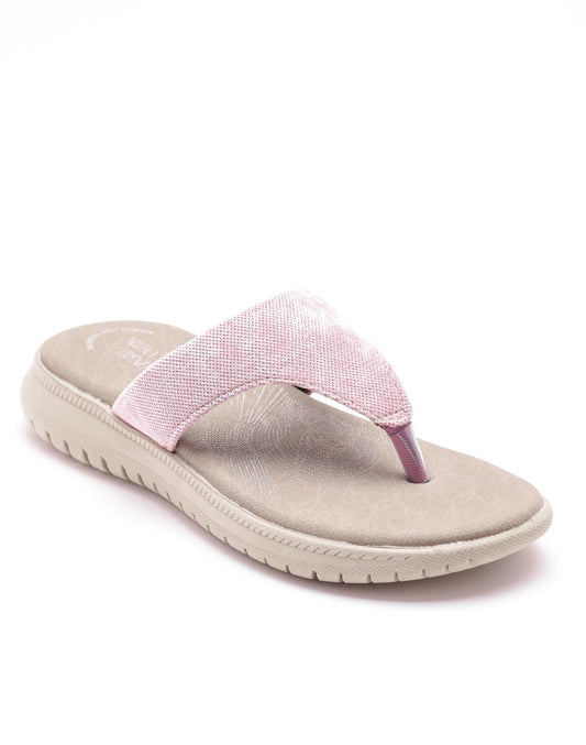 Ortho Trend Soft Open-Toe Comfort Slipper Light weight – Pink and Gray