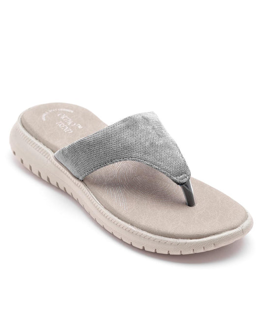 Ortho Trend Soft Open-Toe Comfort Slipper Light weight – Gray and Pink