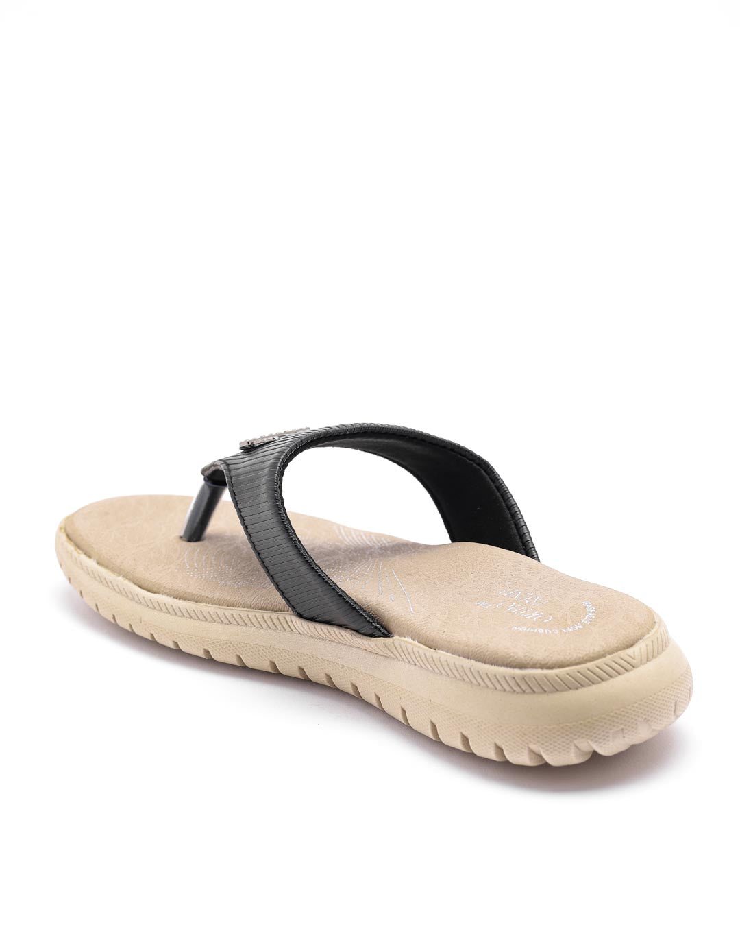 Ortho Trend Soft Open-Toe Slipper – Pink and Black