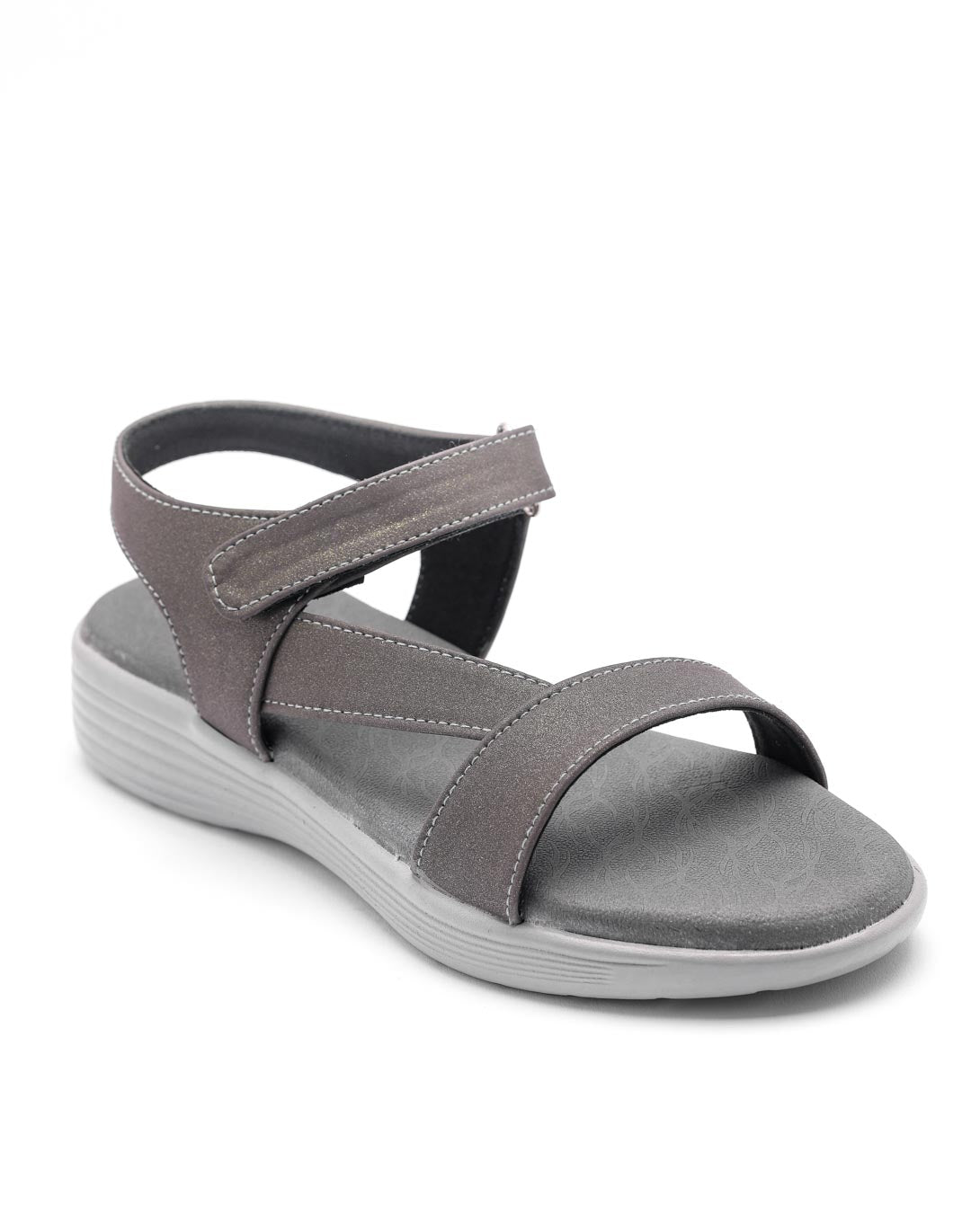 Ortho Trend Soft Adjustable Sandal – Black