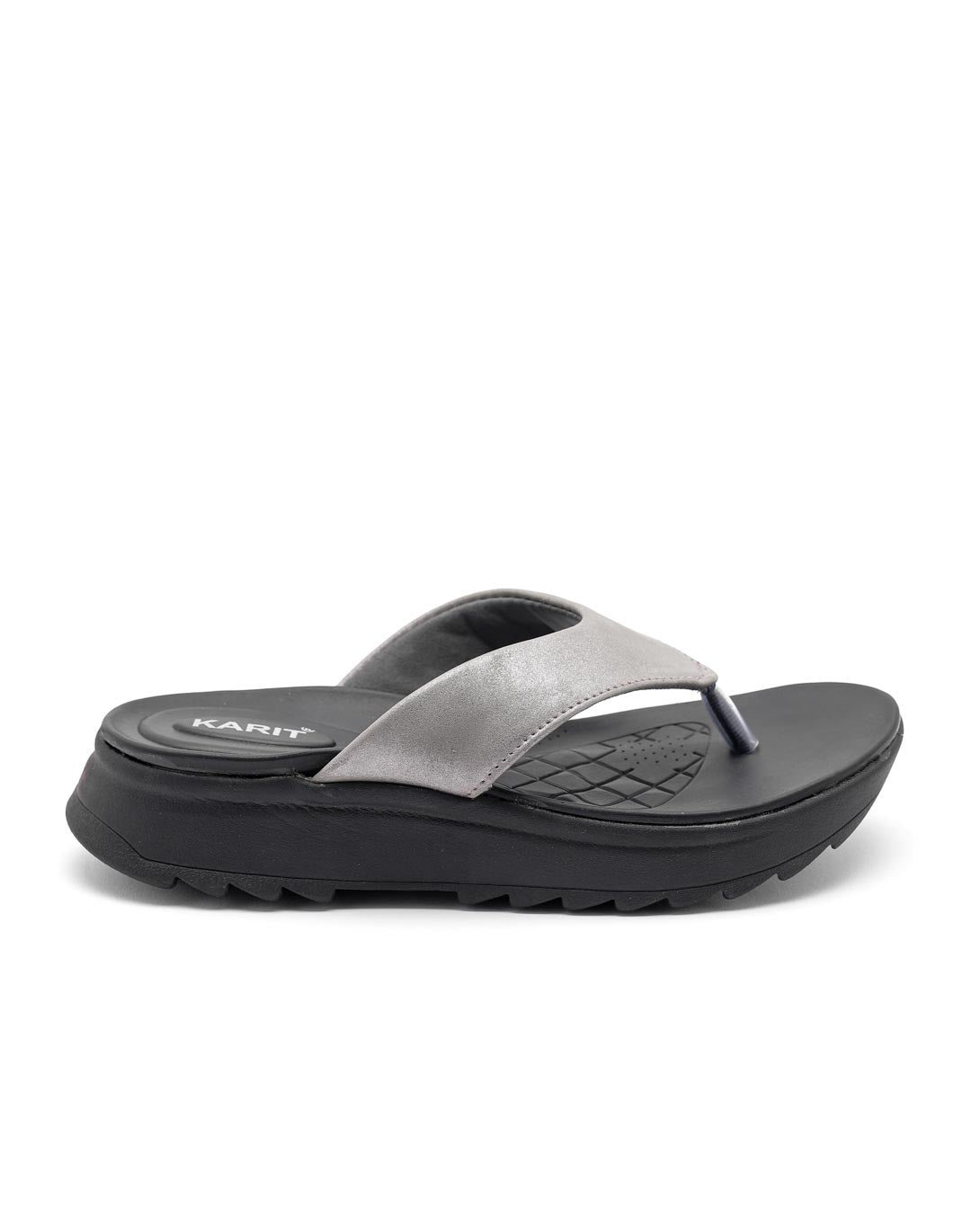 Ortho Trend Soft Footbed Open-Toe Daily use slipper Slipper – Gray and Pink