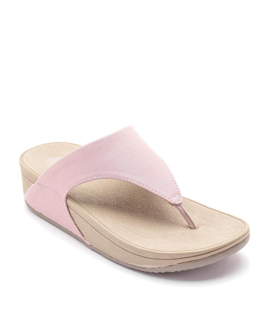 Ortho Trend Platform Soft Footbed Open-Toe – Pink and Gray