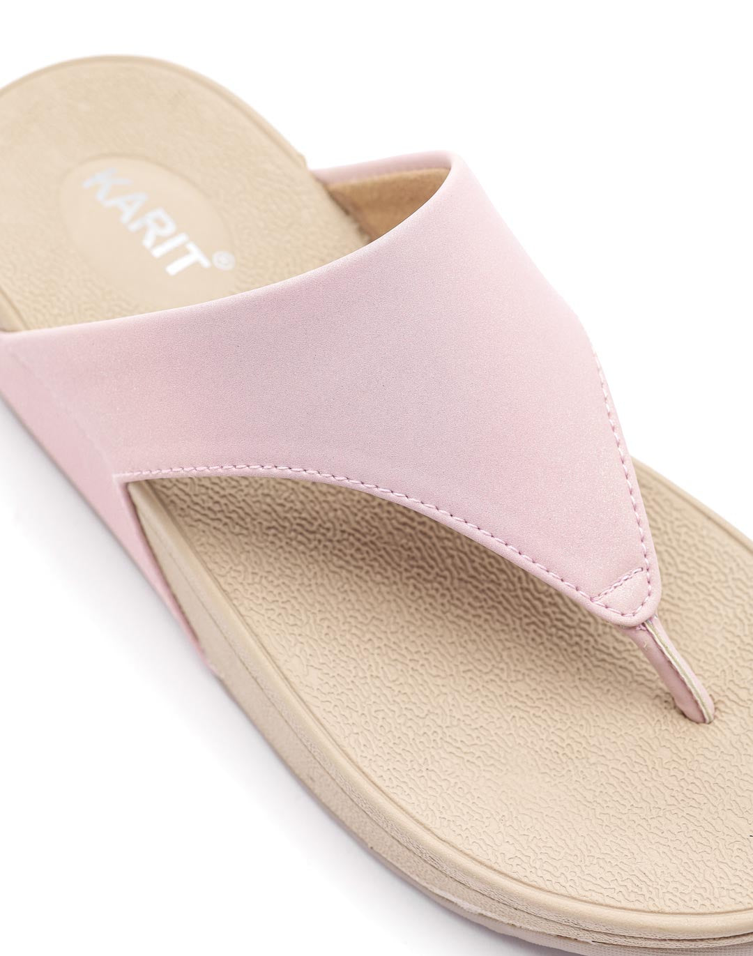 Ortho Trend Platform Soft Footbed Open-Toe – Pink and Gray