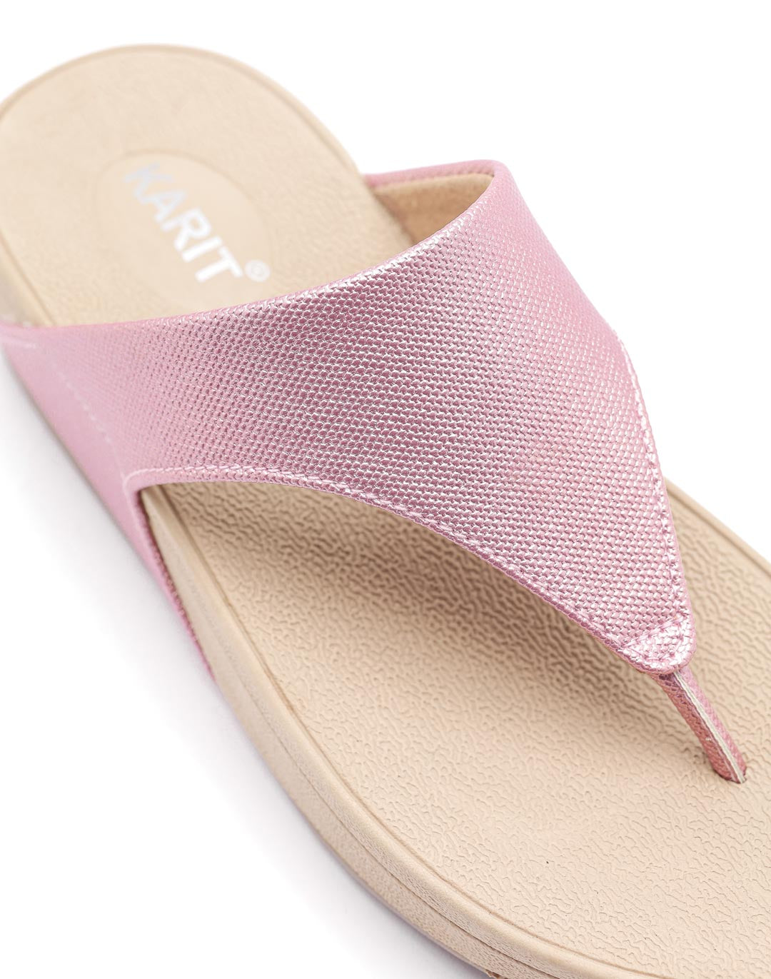 Ortho Trend Platform Soft Footbed Open-Toe – Gray and Pink